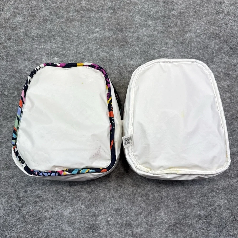 Vera Bradley Lot 2 lunchboxes 1 backpack women's colorful floral quilted school‎